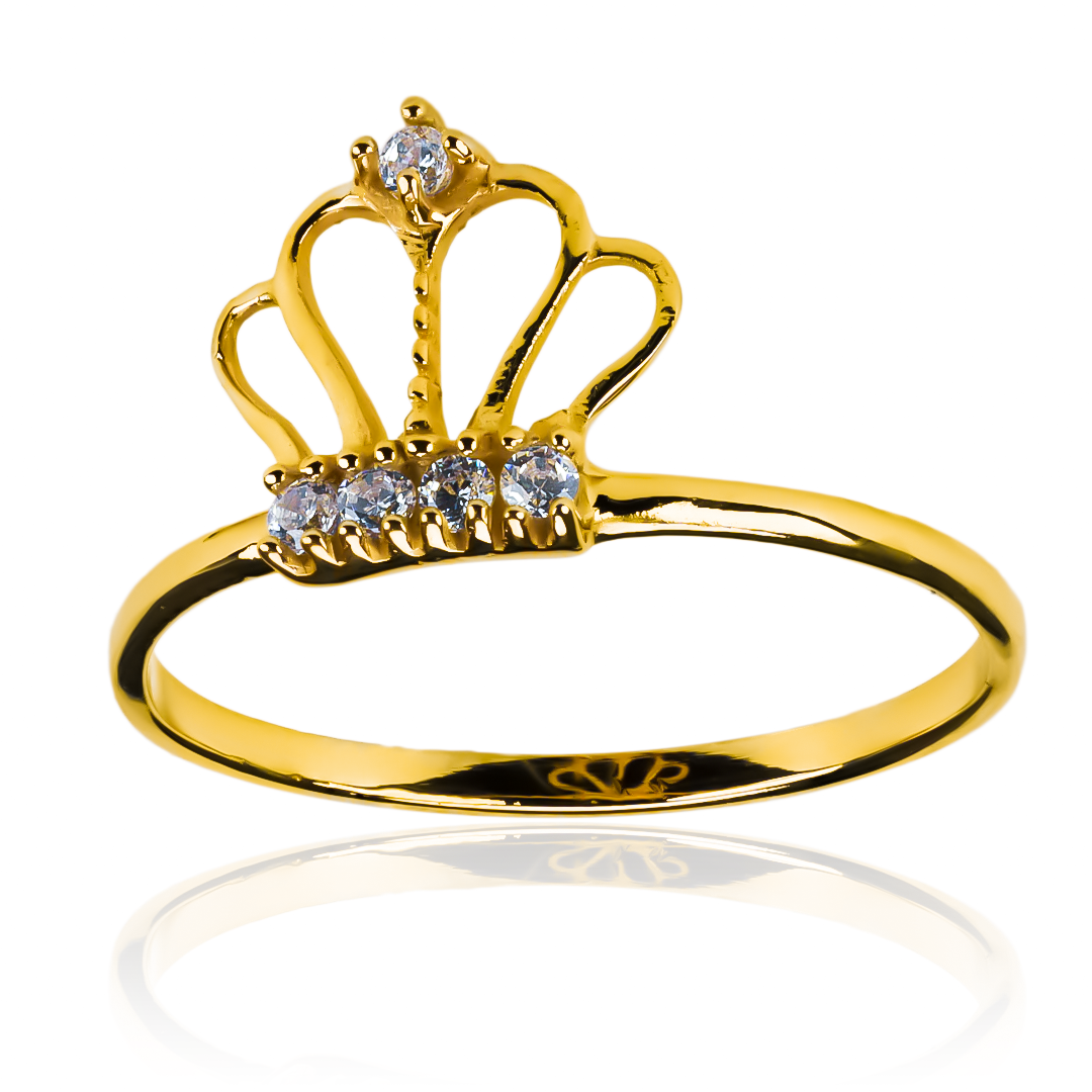 Complementa tu estilo con nuestro Anillo Special Crown, hecho con joyería Caracas en oro 18K y con un diseño único de anillo pequeño de estrella. Una pieza exclusiva con garantía de por vida para añadir un toque de elegancia a tus atuendos.