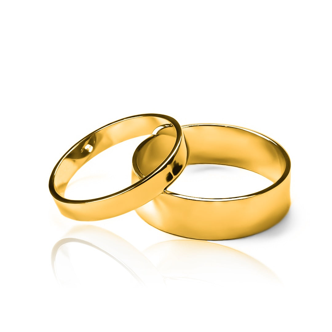 alianzas de bodas de oro 18k en Joyería Caracas. Cada anillo está cuidadosamente elaborado con oro de la más alta calidad y está respaldado por un certificado de autenticidad y garantía de por vida. 