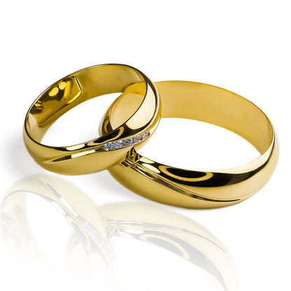 anillo de bodas perfecto para sellar tu amor eterno? No busques más, porque en Joyería Caracas tenemos para ti los hermosos anillos de boda Atlantis Maciza. Hechos de oro de 18 quilates con certificado de calidad