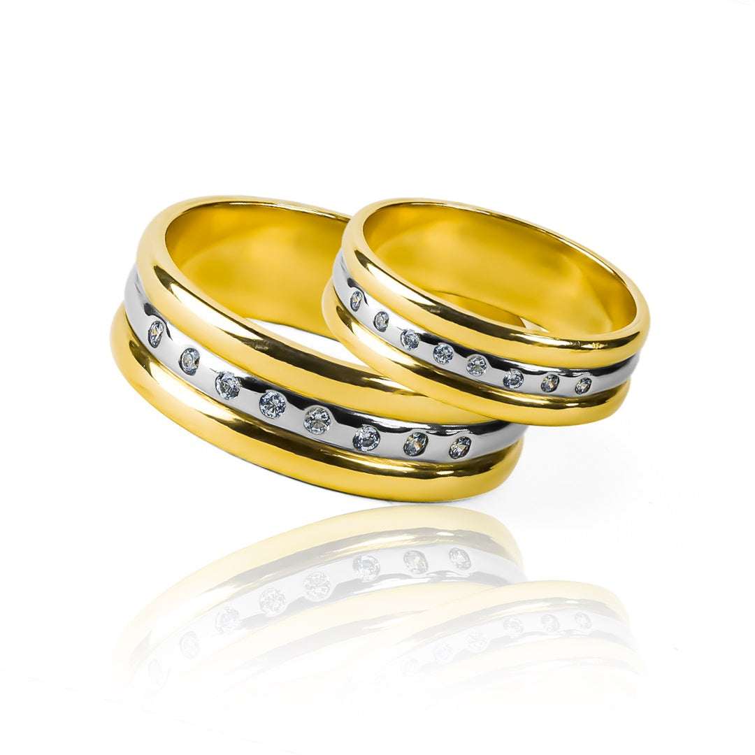 alianzas de boda de Oro 18K de Joyería Caracas. Cada anillo está cuidadosamente elaborado con el más fino oro de 18 quilates, certificado por calidad y respaldado por nuestra garantía de por vida.