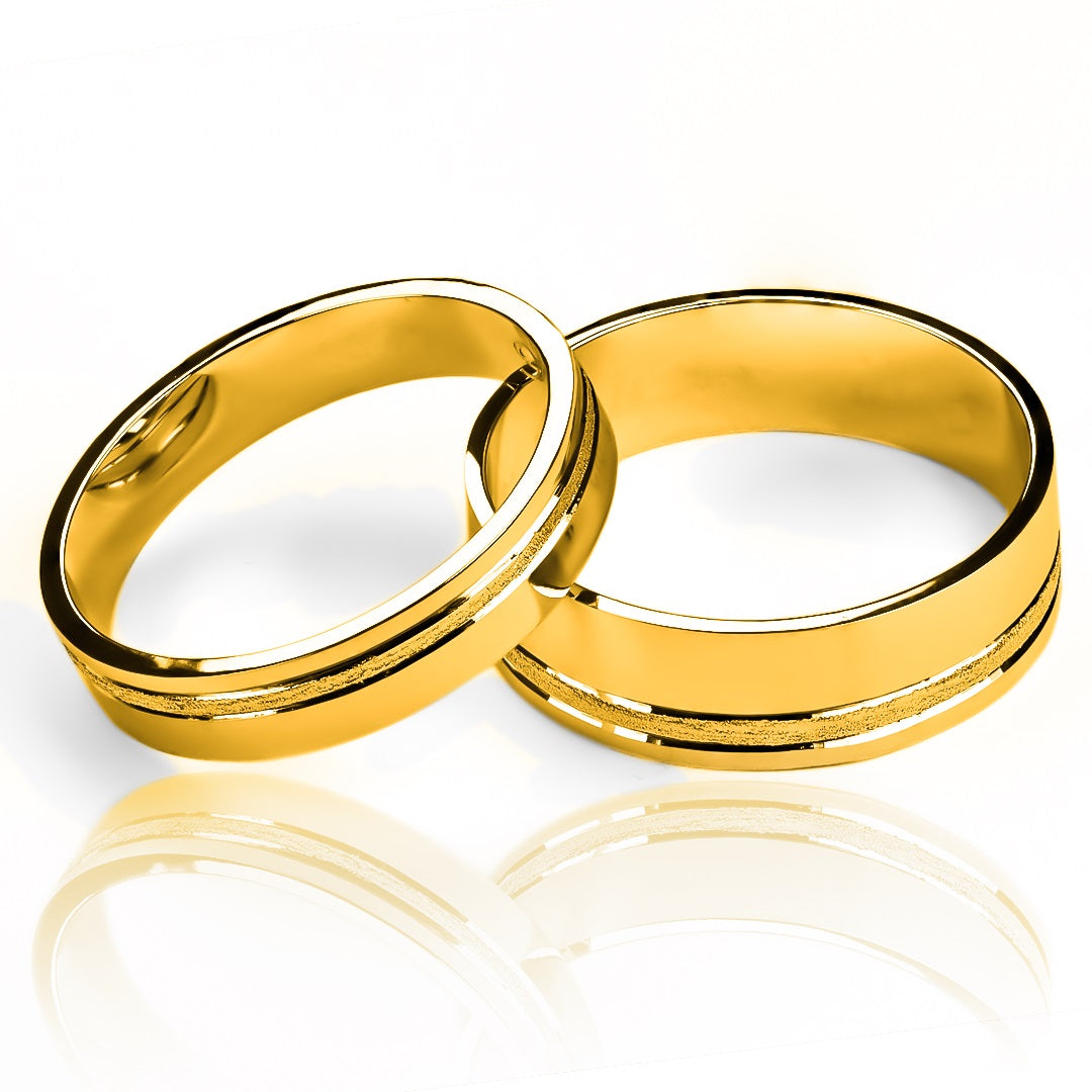 anillos de boda de oro de 18k con un toque exótico! En Joyería Caracas, nos enorgullecemos de ofrecer piezas de alta calidad con certificados de autenticidad y garantía de por vida.