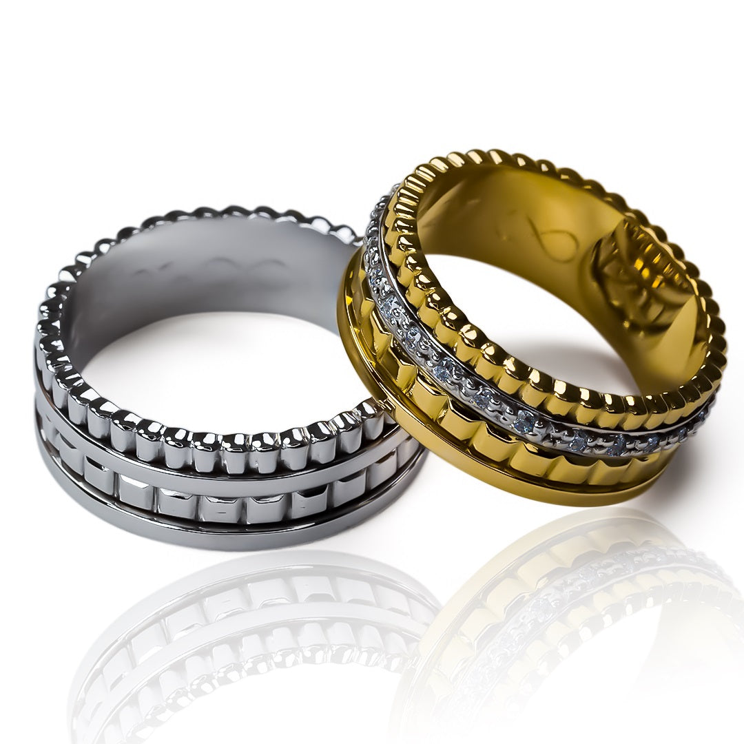 anillos de bodas Nassar Love de Joyería Caracas! Nuestros anillos están elaborados en oro de 18k con un certificado de calidad que garantiza su autenticidad y durabilidad de por vida.