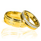 anillos de boda Princess Inlove de Joyería Caracas. Estos exquisitos anillos están elaborados en oro de 18k, con certificado de calidad y garantía para toda la vida