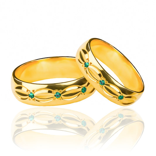  anillos de bodas de Joyería Caracas! Nuestros anillos de bodas están fabricados en oro de 18 quilates, garantizando la más alta calidad y durabilidad para toda la vida. 