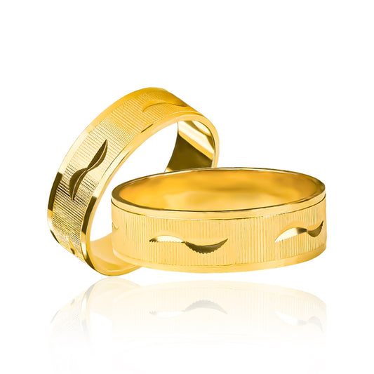 anillos de boda con diseño de onda y rayas! Cada anillo está elaborado en oro de 18 quilates, garantizando su durabilidad y brillo eterno. En Joyería Caracas nos enorgullecemos de ofrecer productos de la más alta calidad