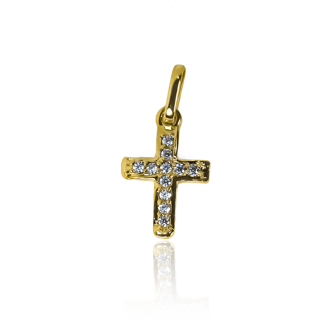 Introduce un toque de lujo y elegancia a tu estilo con nuestro Dije Cruz cristal JC SS. Confeccionado en oro 18K y de la reconocida Joyería Caracas, este dije no solo complementará tu atuendo, sino que también viene con una garantía para toda la vida. Una verdadera joya para siempre.