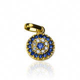 Descubre la elegancia exclusiva de nuestro Dije Mandala Cristal blue, elaborado en oro 18K por Joyería Caracas. Con garantía para toda la vida, este dije es una pieza atemporal y sofisticada que te acompañará siempre. Una joya perfecta para reflejar tu estilo sutil y refinado.