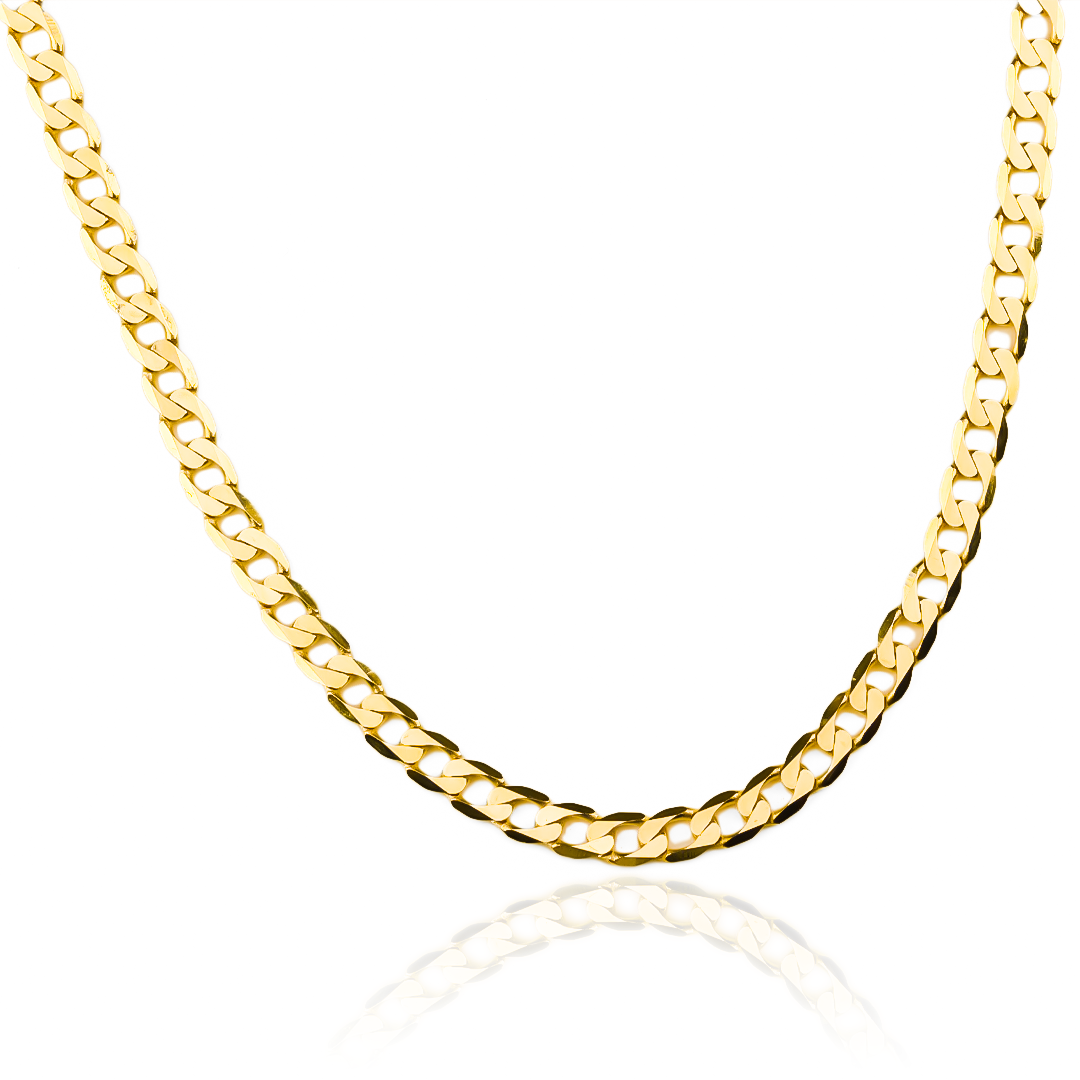 Esta cadena es el complemento perfecto para cualquier look, con su diseño de lujo en oro de 18kl, garantiza durabilidad y calidad. Certificada y auténtica, es la opción ideal para aquellos que buscan un toque elegante en sus accesorios. Respaldada por nuestra garantía y certificación de autenticidad, puedes confiar en la procedencia y la calidad insuperable de esta pieza.