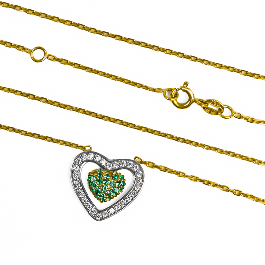 La gargantilla Green Heart I de Joyería Caracas es una joya de lujo con un diseño elegante y exclusivo. Fabricada con Oro 18K, esta gargantilla será una adición atemporal a tu colección de joyas. Con garantía para toda la vida, esta pieza te asegura calidad y durabilidad. Añade un toque de sofisticación a tu estilo con la gargantilla Green Heart I.