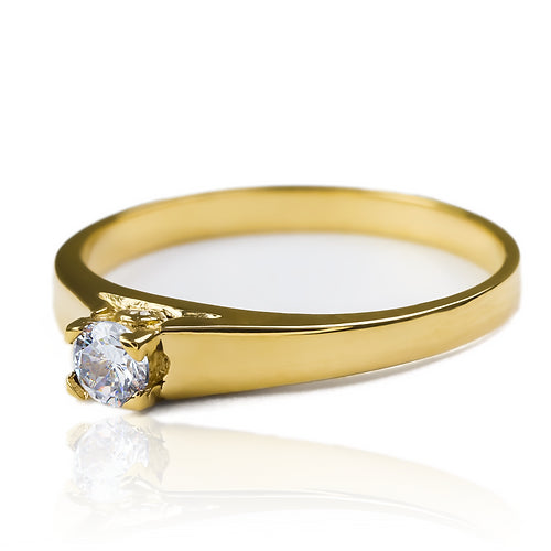 Anillo de compromiso Love Passage es un símbolo elegante y exclusivo de amor eterno. Joyería caracas, hecho de oro 18 k con certificado de calidad y garantía para toda la vida.