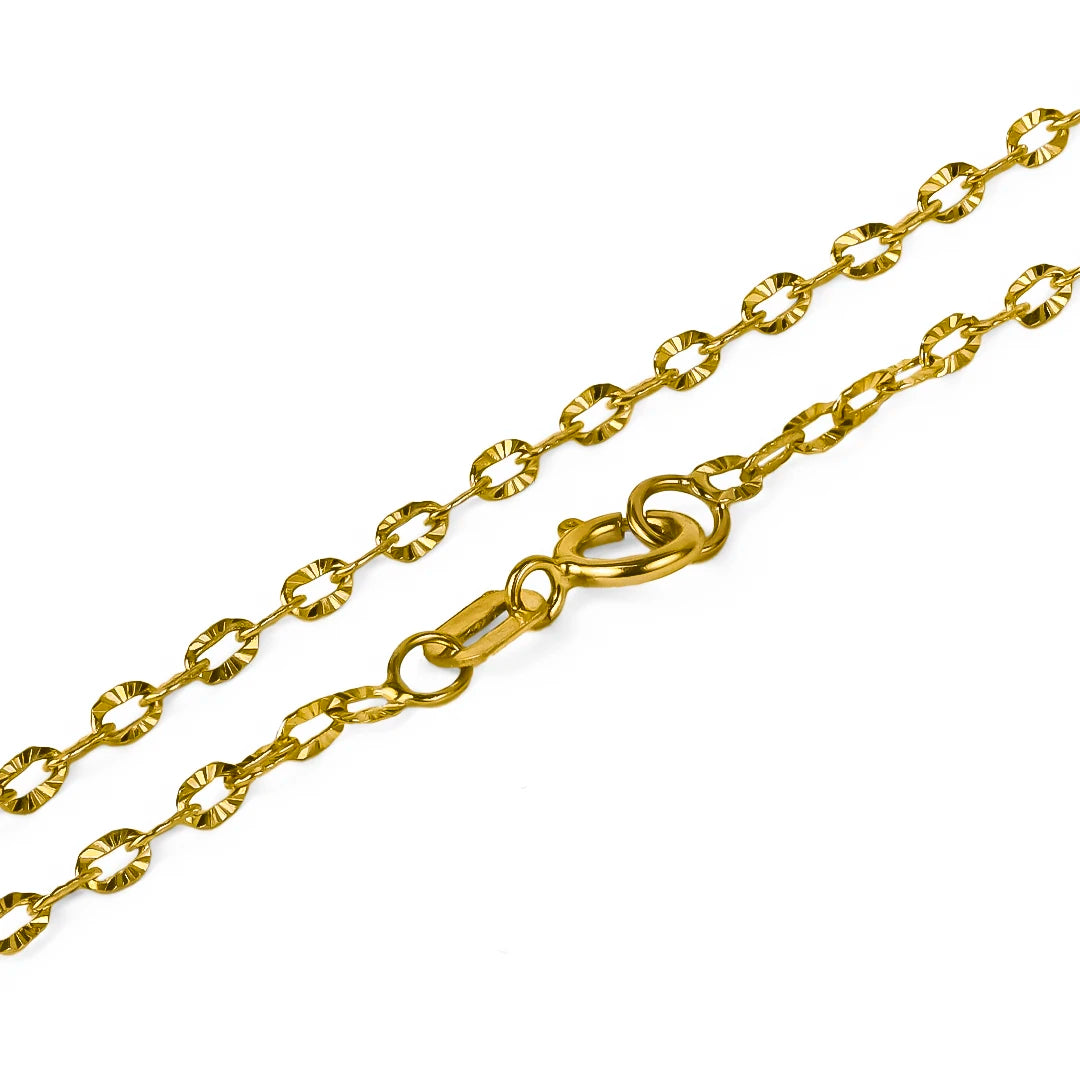 Pulsera Classic F en Oro 18K. Diseñada por Joyería Caracas, esta joya será un tesoro para toda la vida. Con su garantía de por vida.