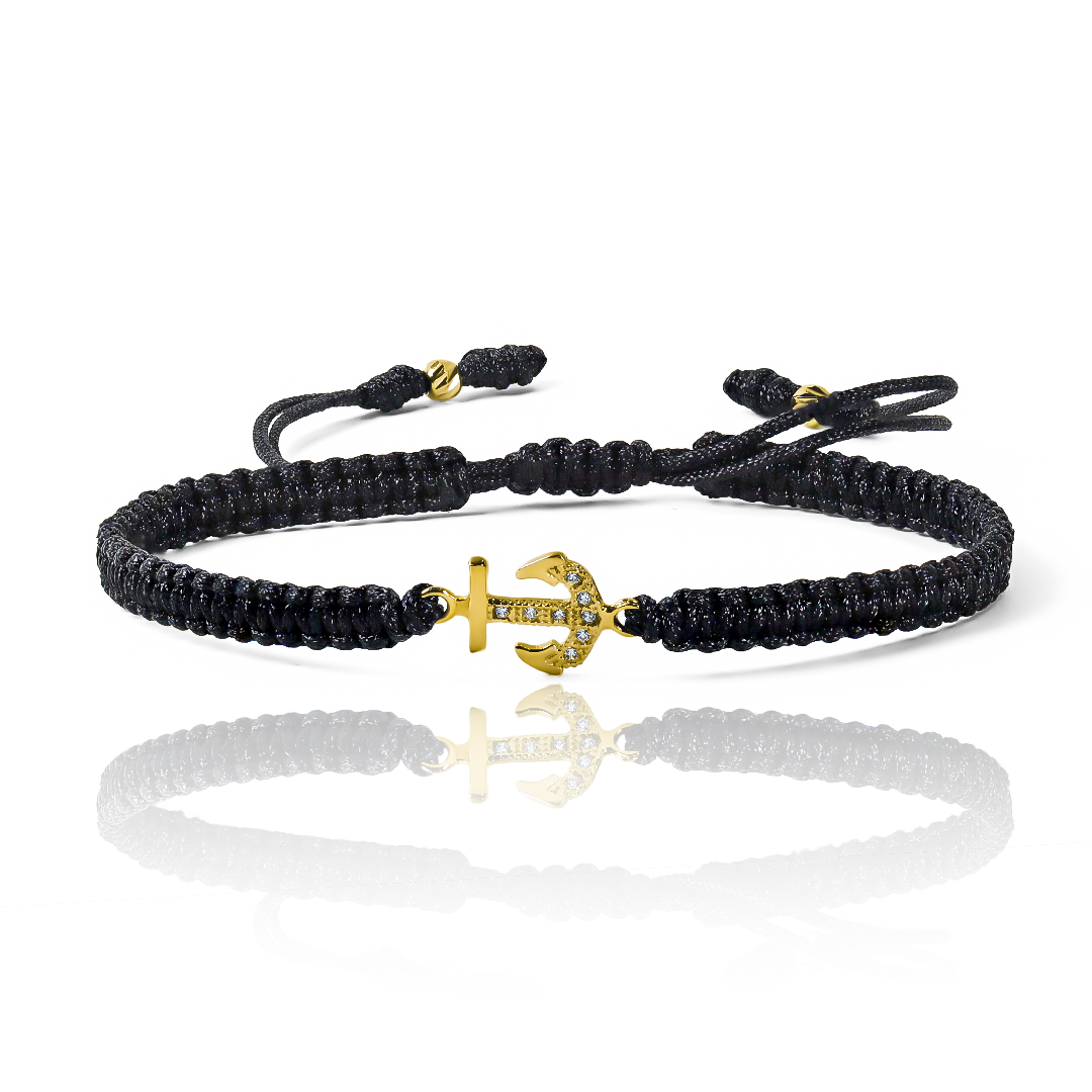 Descubre la elegancia y el lujo de nuestra joyería Caracas con nuestra pulsera tejida ancla + esferas #3. Hecha de oro 18K y con una garantía de por vida, esta pulsera es perfecta para resaltar tu estilo único y sofisticado. Un accesorio exclusivo que perdurará en el tiempo.