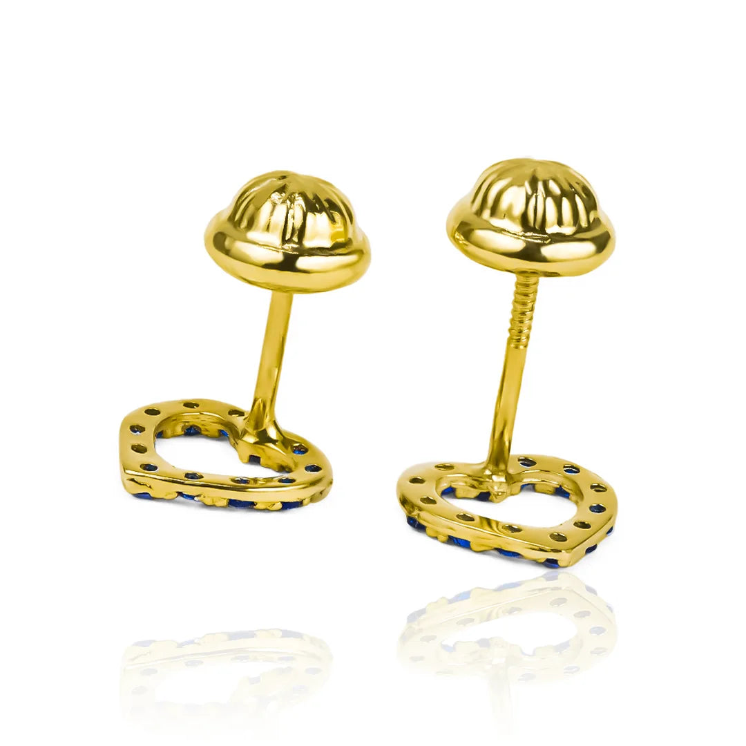 Disfruta de la elegancia y exclusividad con nuestros Topitos Blue Hearts. Fabricados con el mejor oro de 18k, estos topitos te brindarán un toque de lujo en tu vestimenta. Resalta tu estilo con estos detalles únicos y de excelente calidad. 